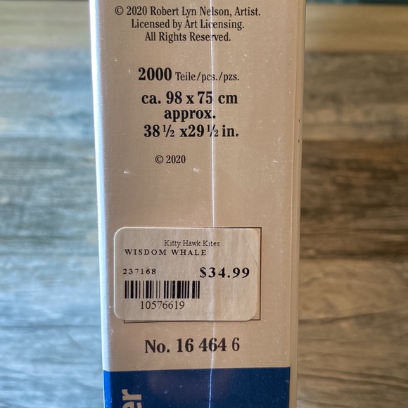 Ravensburger 2000 piece puzzle Wisdom Whale - Picture 5 of 5